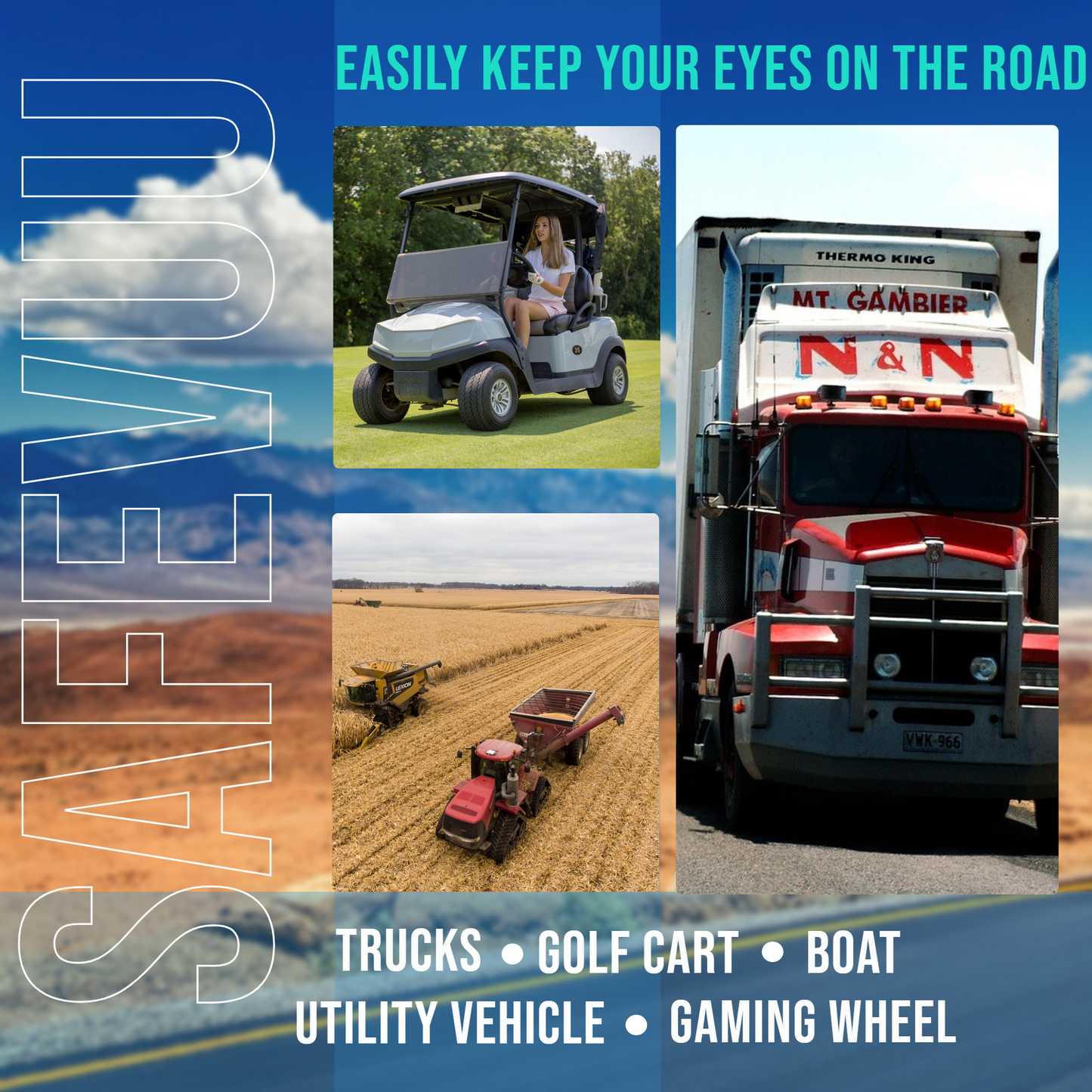 SafeVuu® Rotating Phone Mount - MAGNET - Wholesale